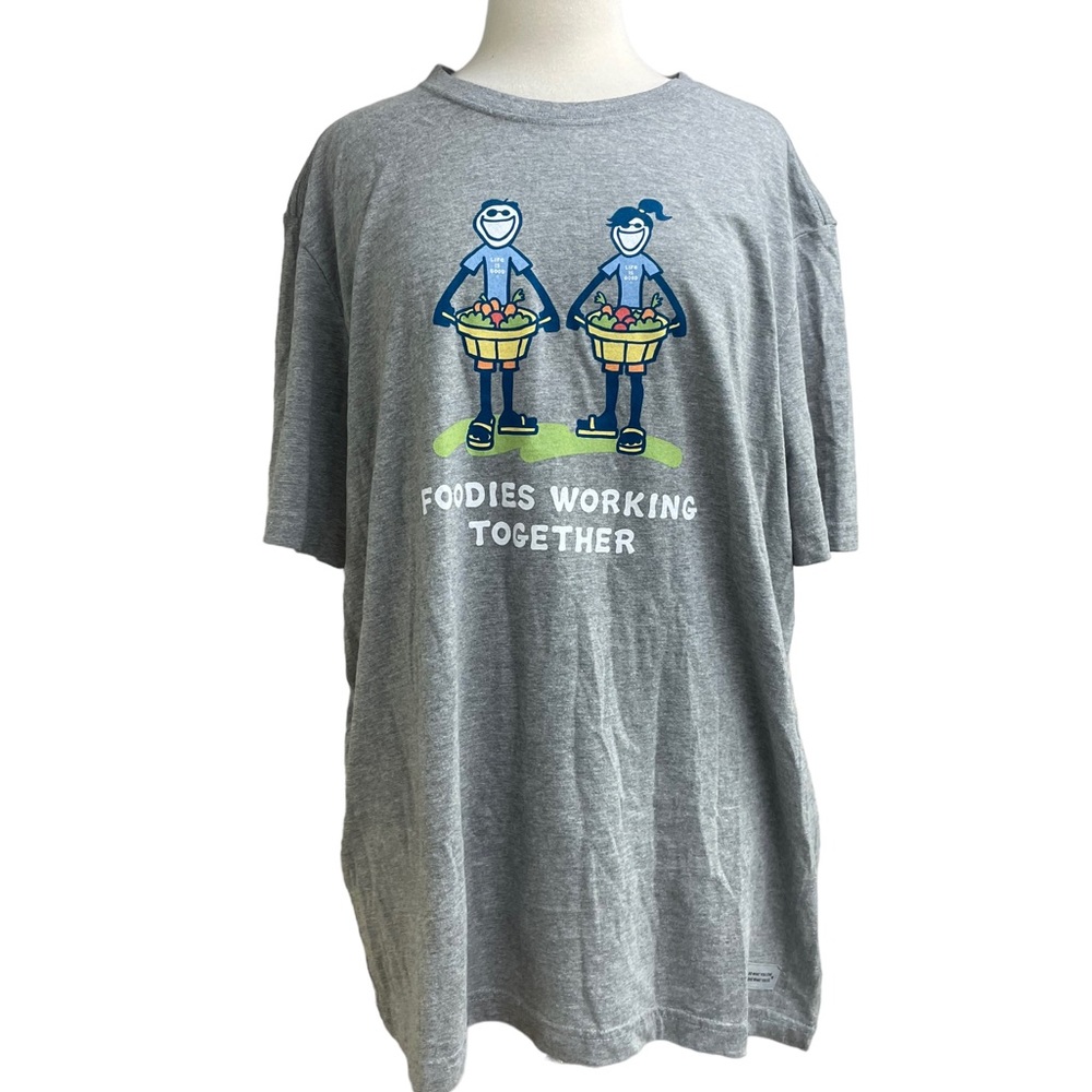 Life Is Good NWT Foodies short sleeve tee shirt men’s XL